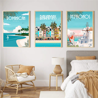 Quadro su tela Destinazioni tropicali paradisiache