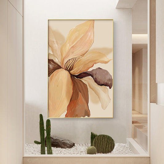 Quadro su tela Fiori appassiti colori caldi