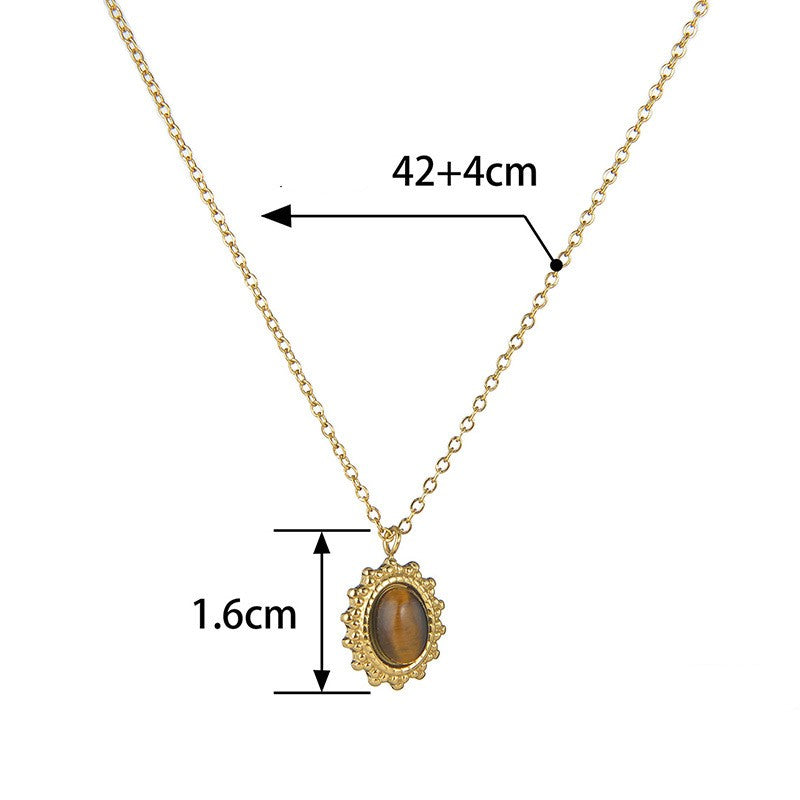 Collana pendente turchese