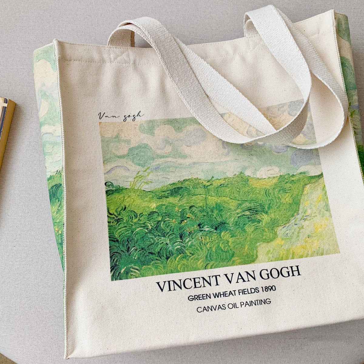 Borsa tela stampa pittura