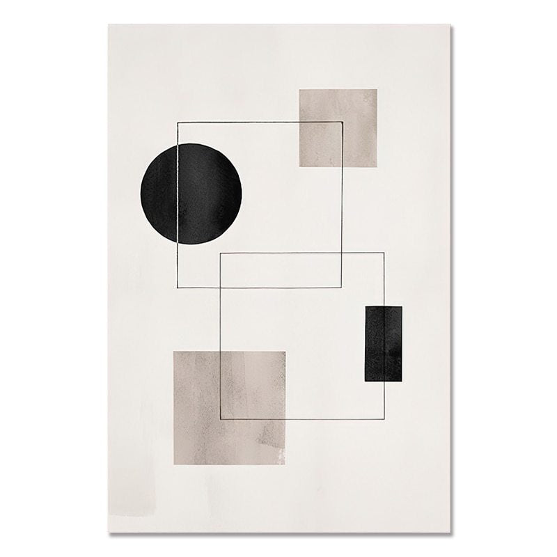 Quadro nordico astratto