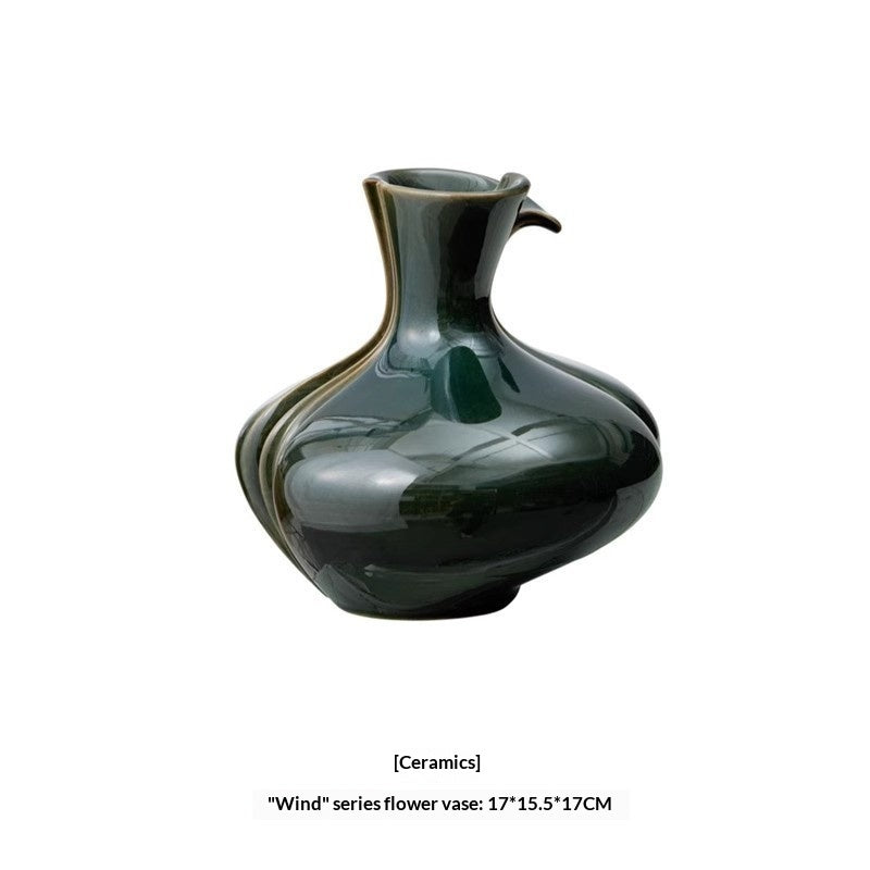 Vaso decorativo verde