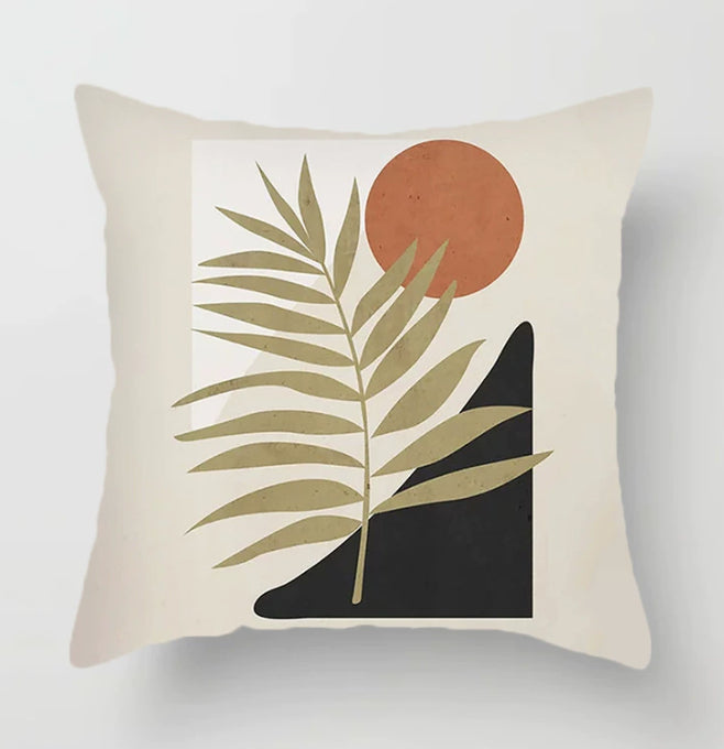 Cuscino marrone geometrico