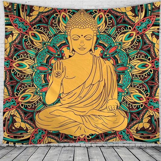 Arazzo Buddha vintage
