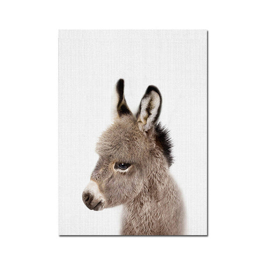 Quadro su tela Animali bosco fotorealistici primissimi piani dettagliati