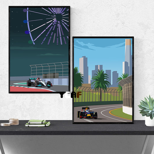 Quadro su tela Macchine da corsa F1