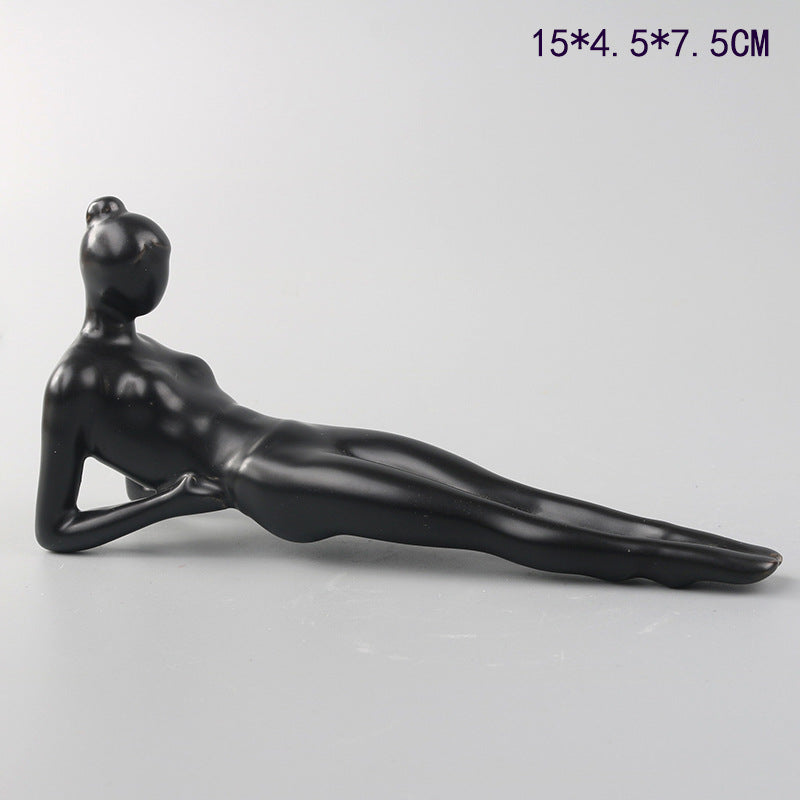 Scultura ragazza yoga