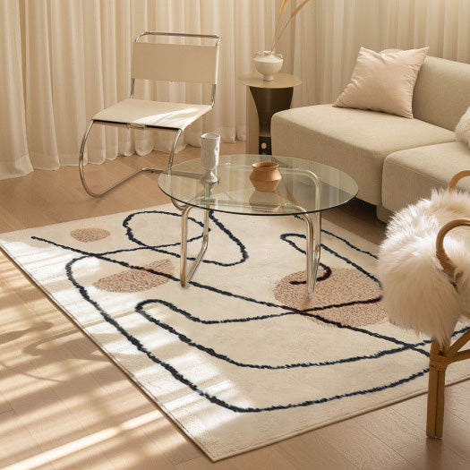 Tappeto astratto in stile nordico