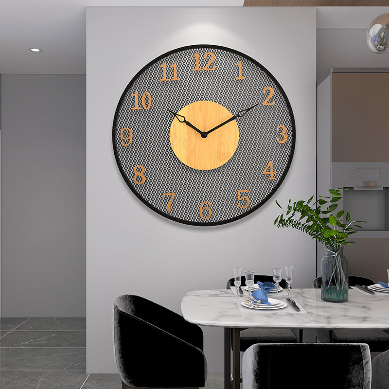 Orologio da parete Mesh dorato