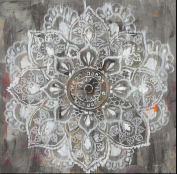 Quadro fiori astratto retrò