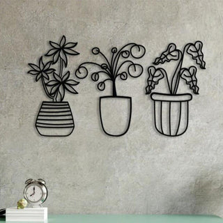 Decorazione Ferro Forma Vaso