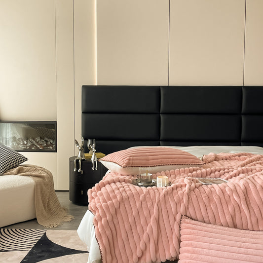 Coperta pile coniglio