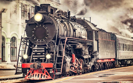 Quadro su tela Locomotive e treni storici