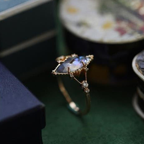 Anello cristallo argento