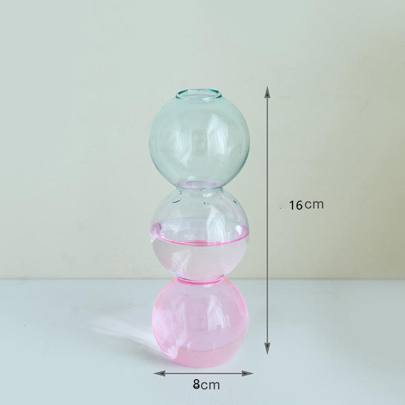Vaso vetro bolle