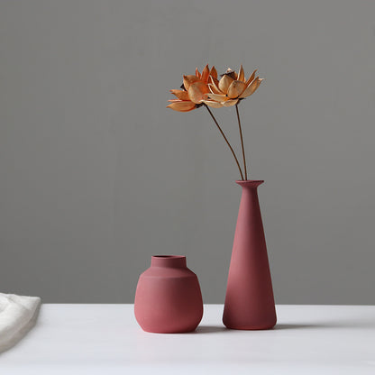 Vaso fiori secchi decorativo