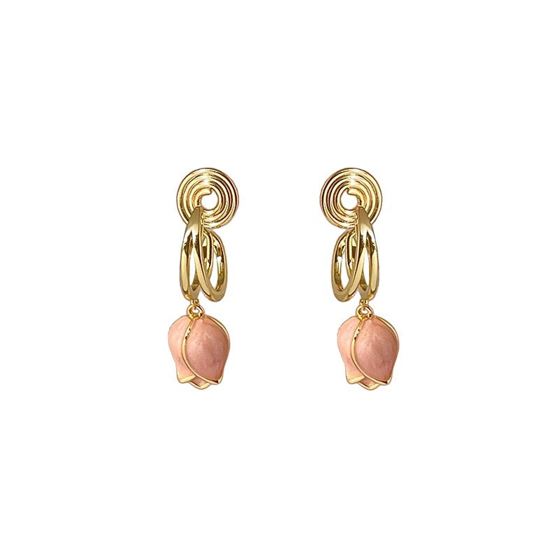 Orecchini clip fiori