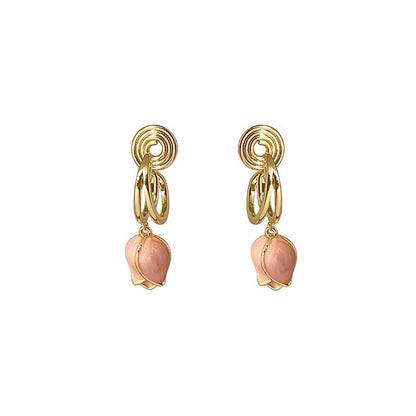 Orecchini clip fiori