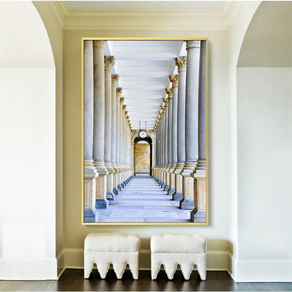 Poster Paesaggio architettonico bianco e nero