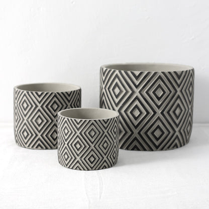 Vaso in cemento