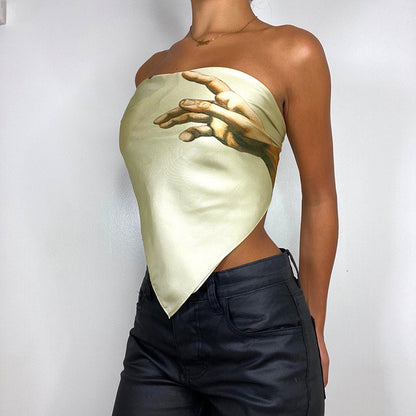 Top Bandeau Dipinto
