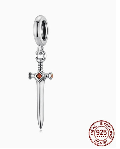 Charm Argento Perline