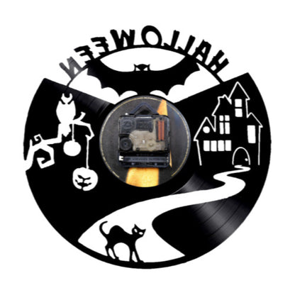 Orologio da parete Silhouette anime vinile