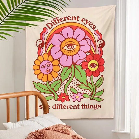 Arazzo Motivi floreali bohemien