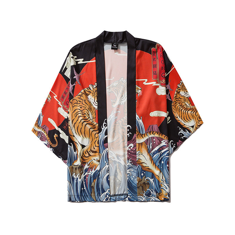 Kimono Tigre Ukiyo-e
