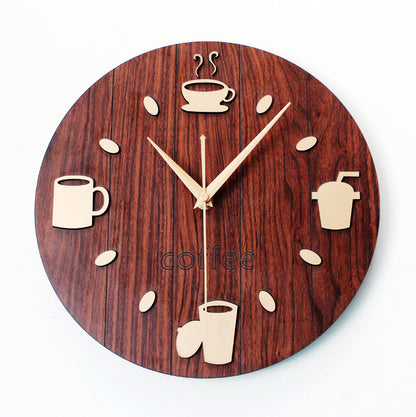 Orologio da parete Tazze caffè turchese