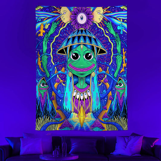Arazzo Teschio Neon