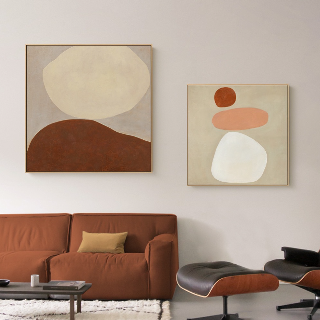 Quadro nordico astratto