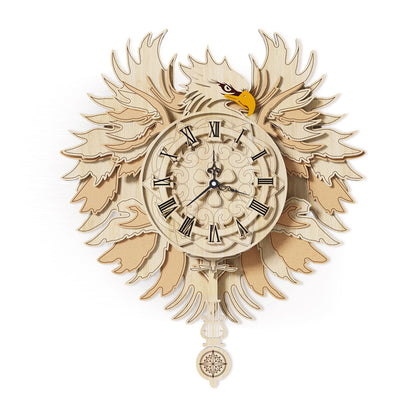 Orologio da parete Aquila legno
