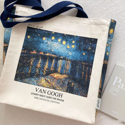 Borsa Tela Notte Stellata