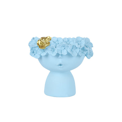 Ornamento resina in stile nordico