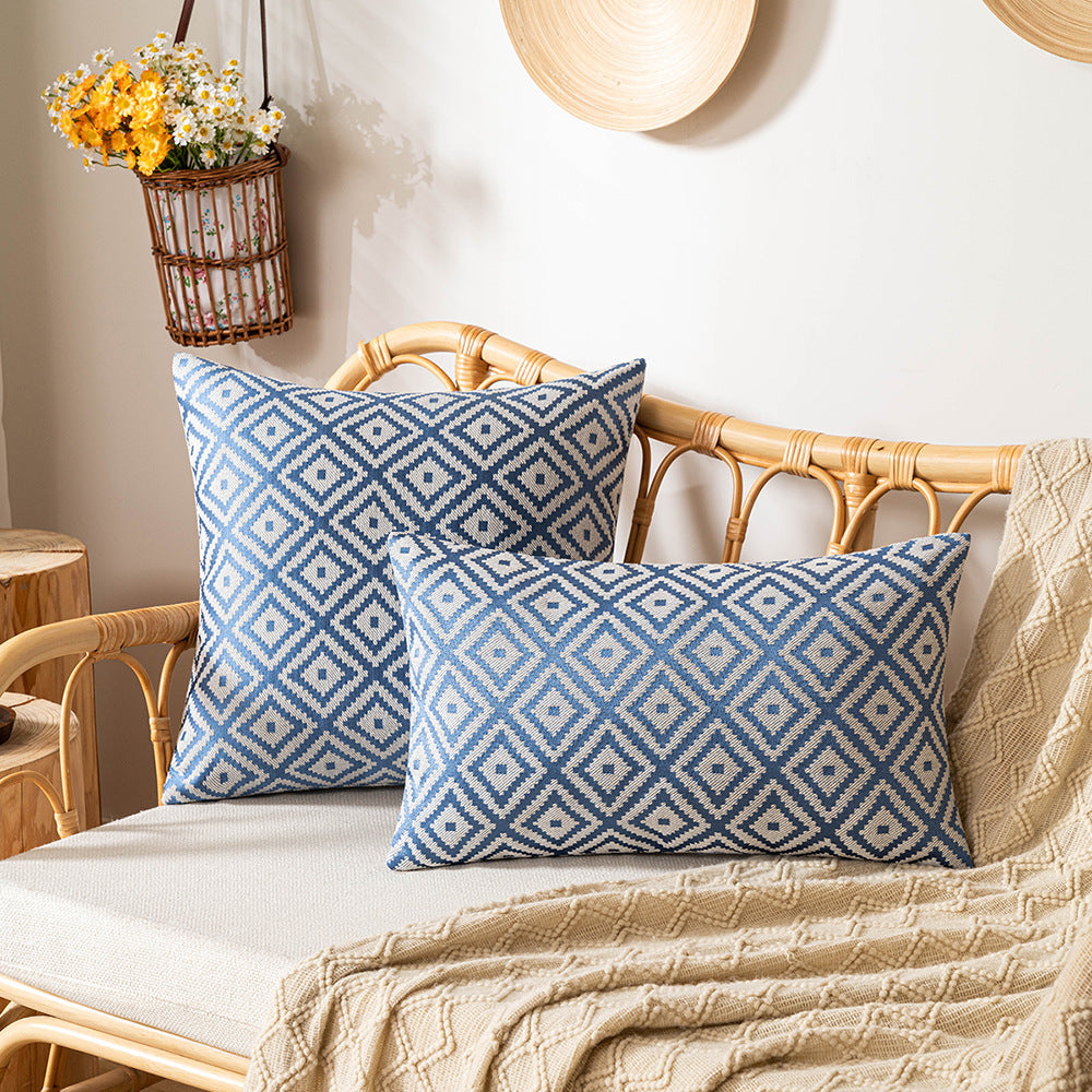 Federa cuscino jacquard doppia