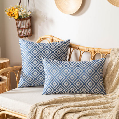 Federa cuscino jacquard doppia