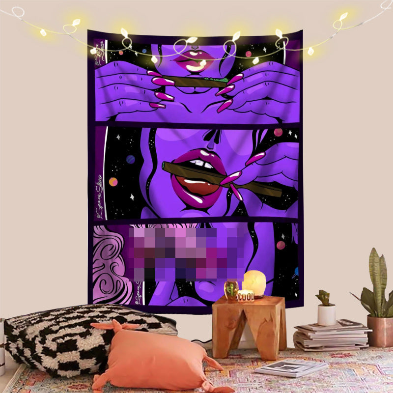 Poster Viso pop-art neon