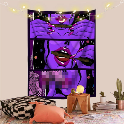 Poster Viso pop-art neon