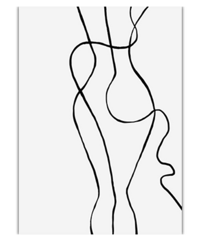 Poster astratto stile nordico