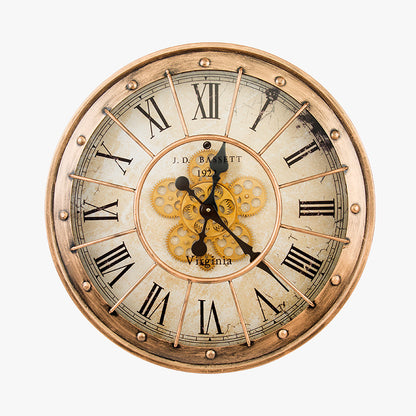 Orologio da parete Industriale rettangolare nero