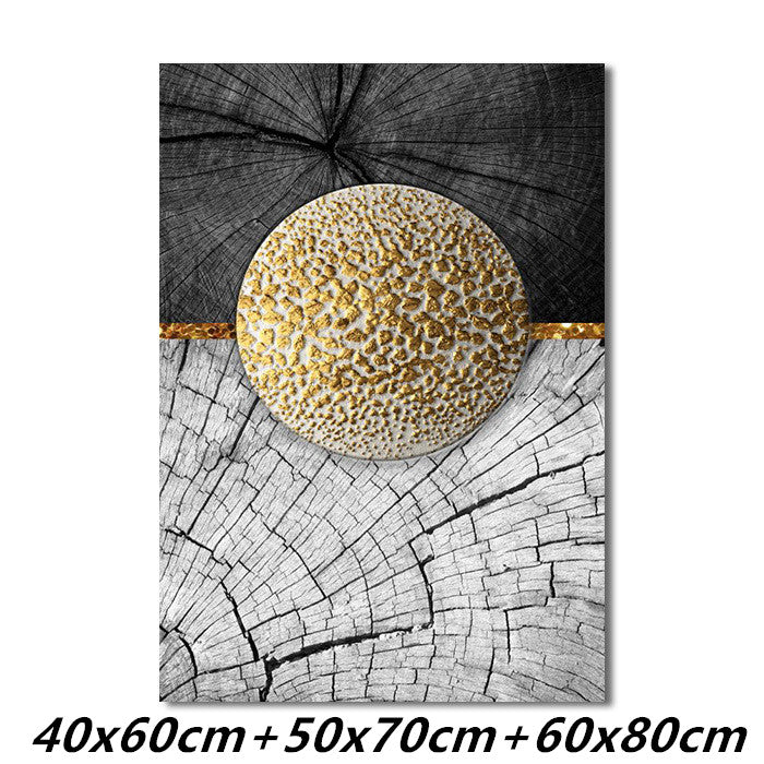 Quadro legno astratto