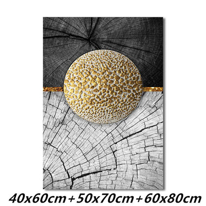 Quadro legno astratto