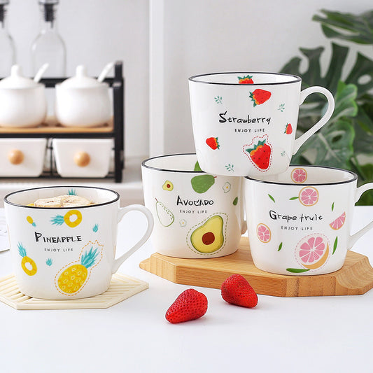 Tazza fragola stile nordico