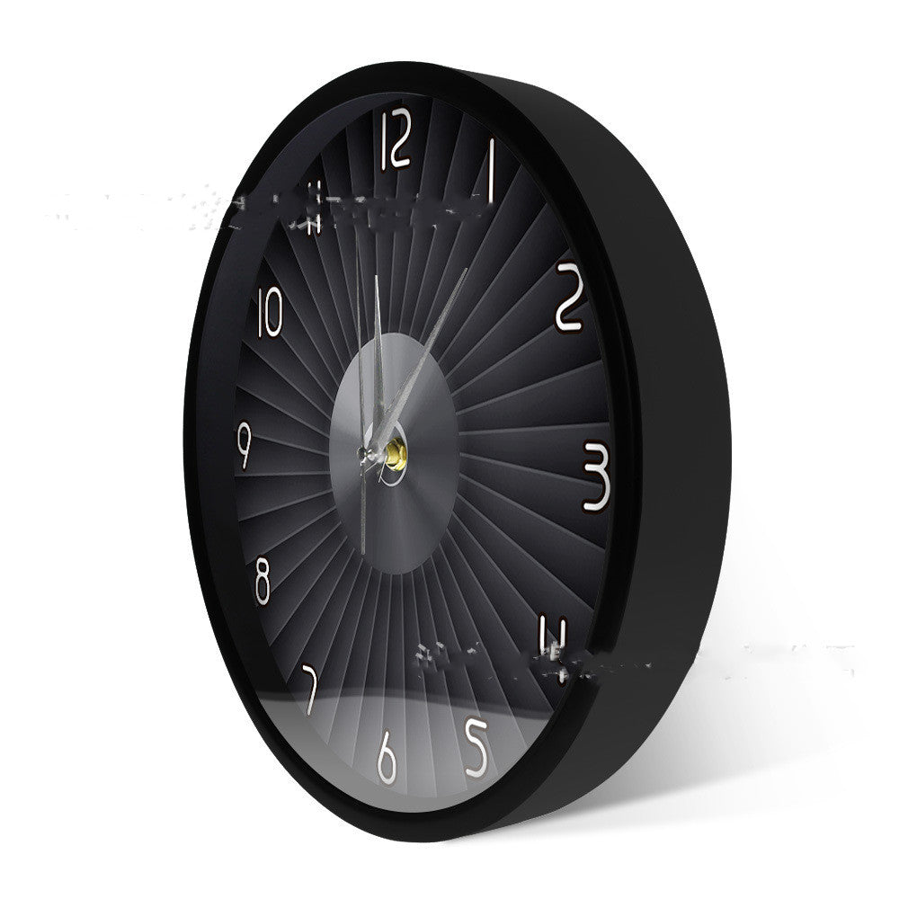 Orologio da parete Ventaglio nero