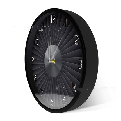 Orologio da parete Ventaglio nero
