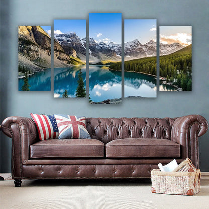 Trittico Montagne e Lago