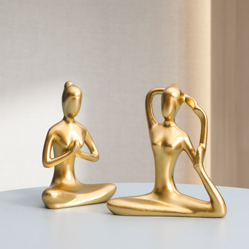 Figurina yoga astratta