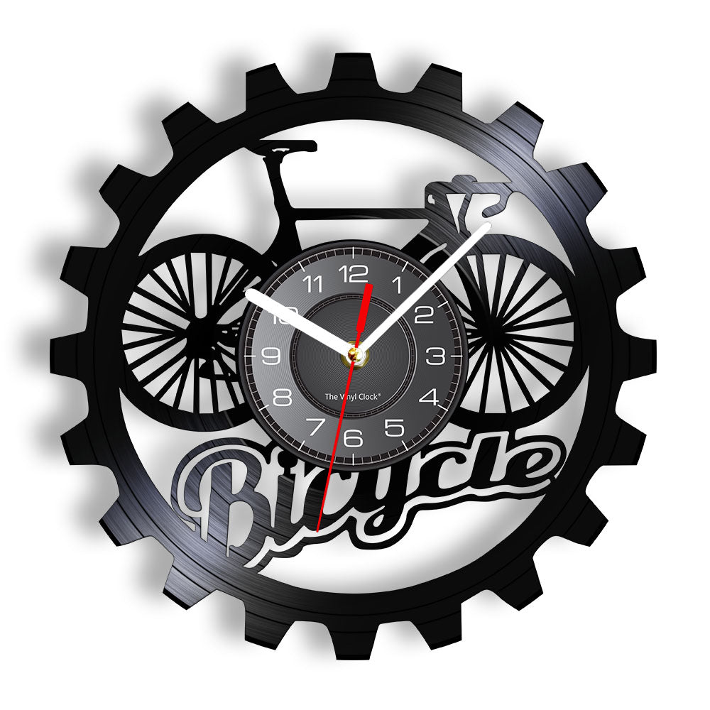 Orologio da parete Bicicletta neon industriale