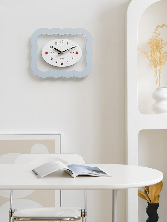 Orologio da parete Cornice ondulata decorativa